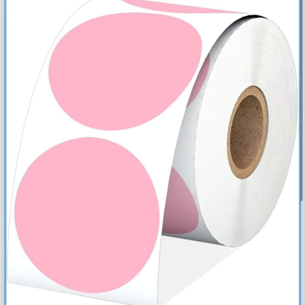 600 Custom Round 2 inch‎ Stickers (custom order any color)